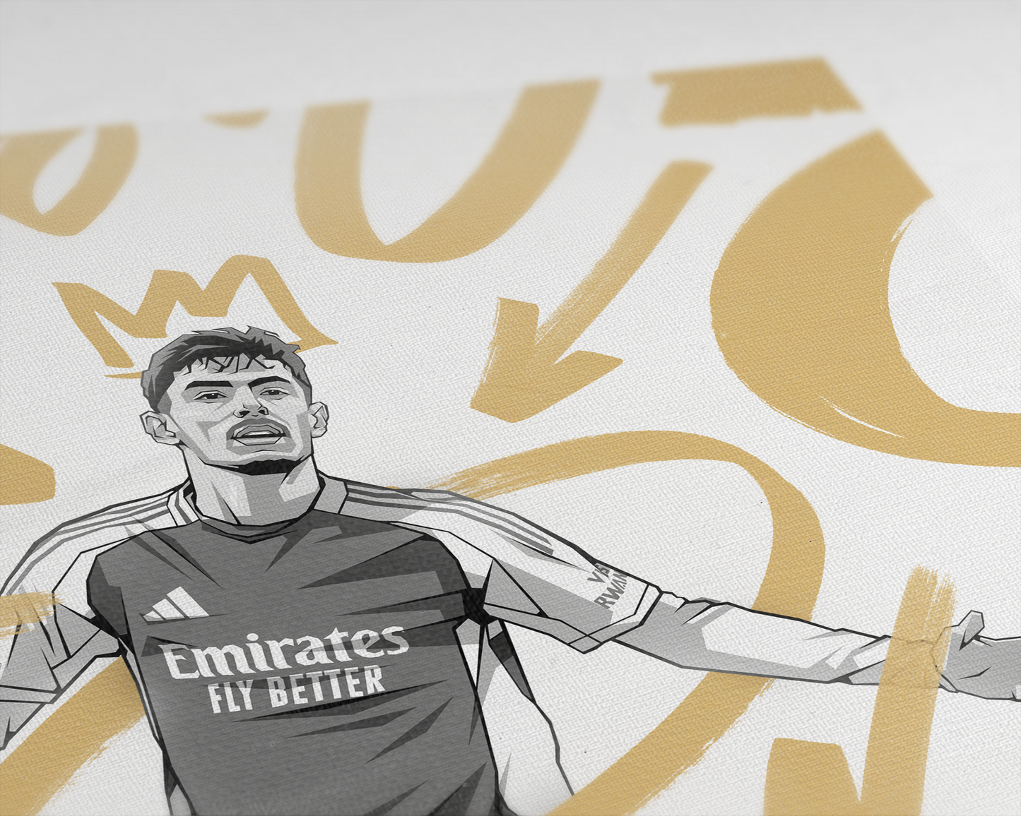 Kai Havertz Marker Art Print