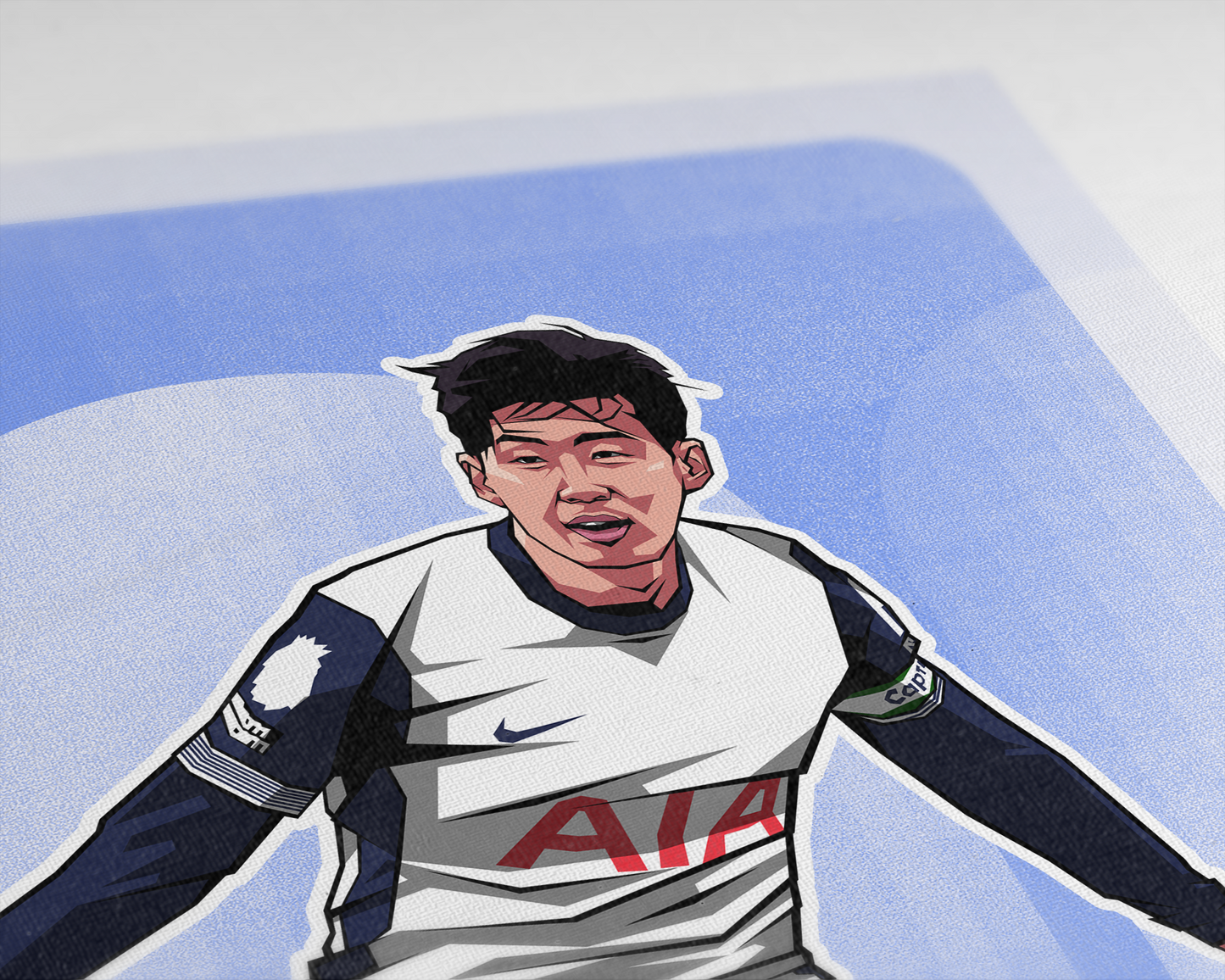 Heung-min Son Rounded Art Print