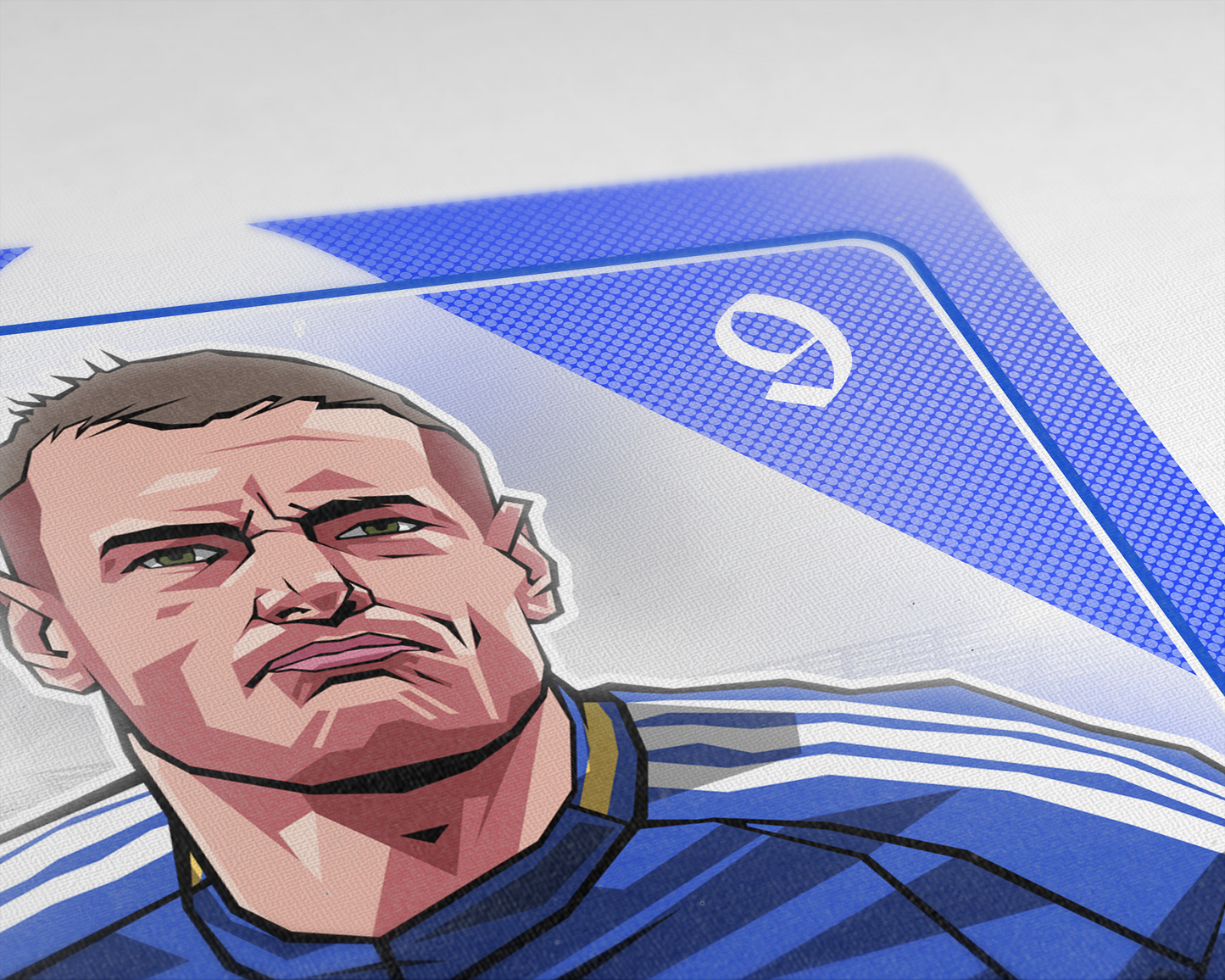 Jamie Vardy Playing Card Art Print