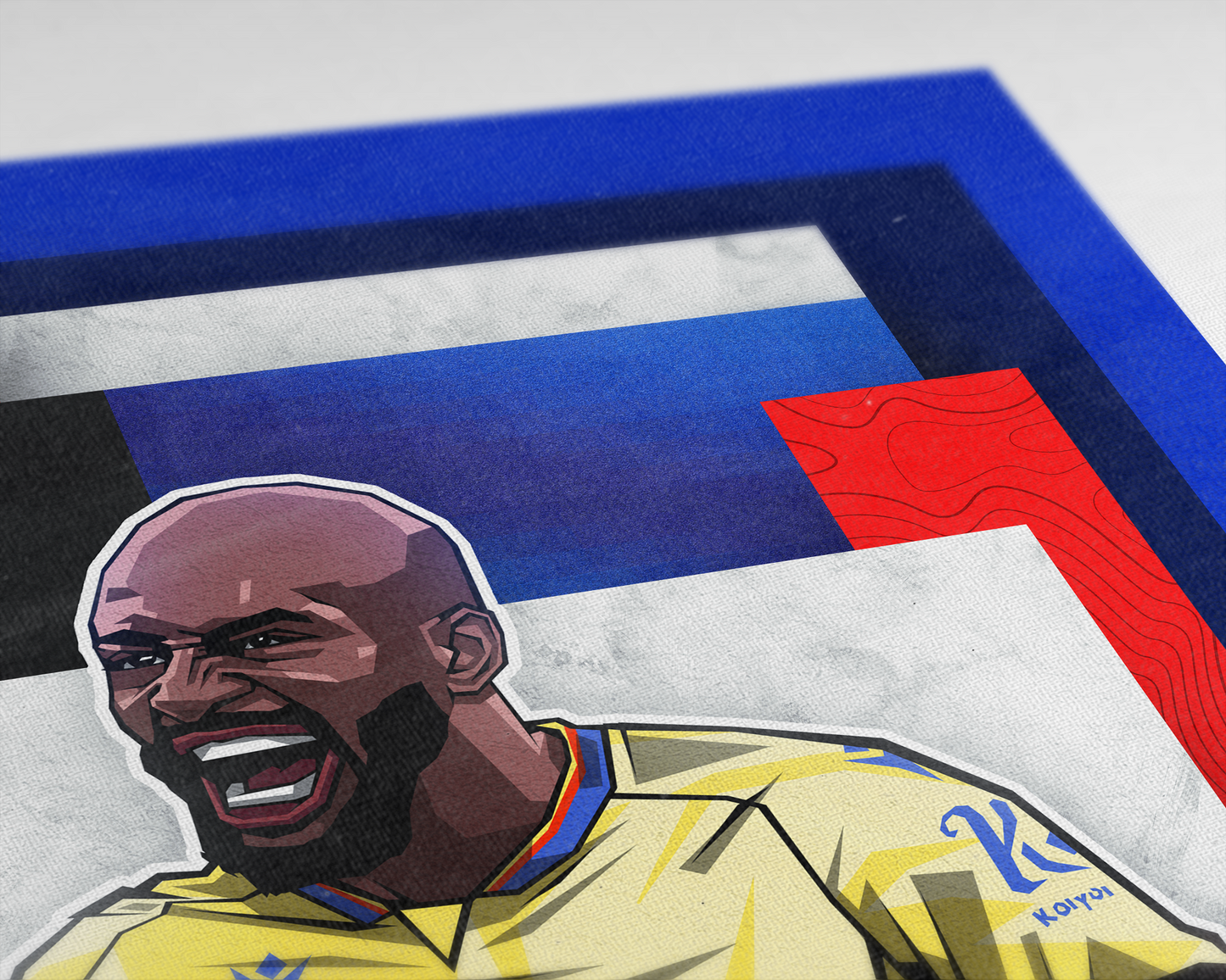 Jean-Philippe Mateta Mosaic Art Print