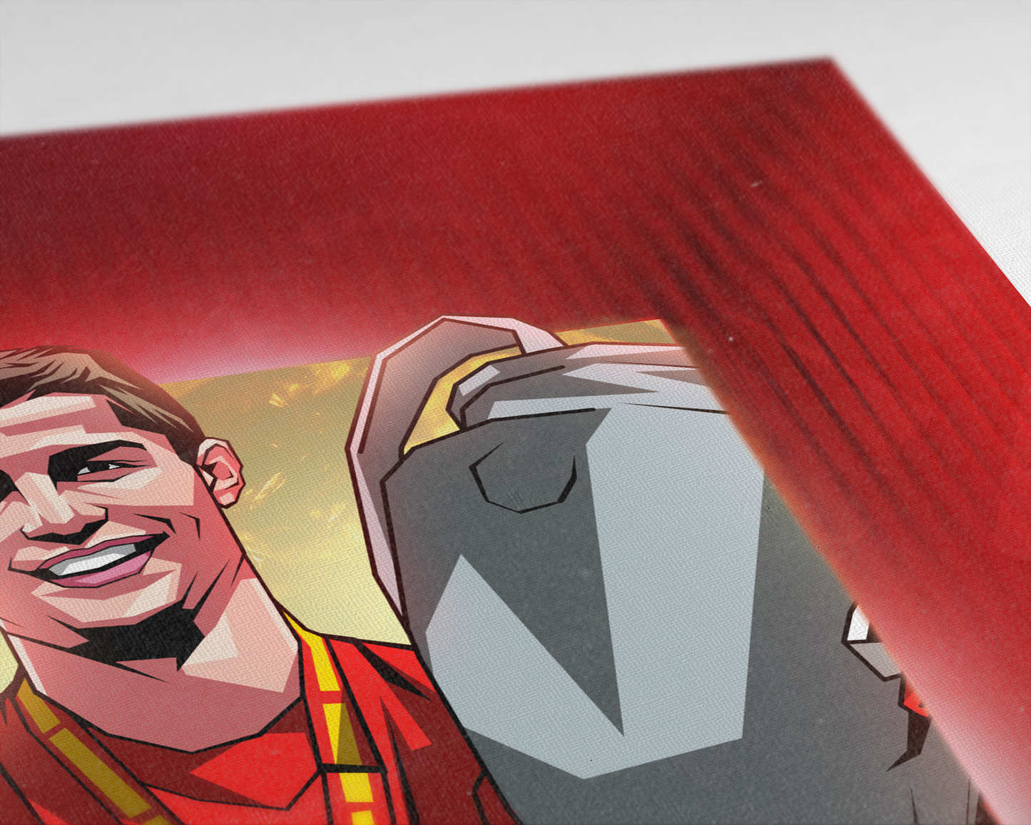 Cristiano Ronaldo Glass Art Print