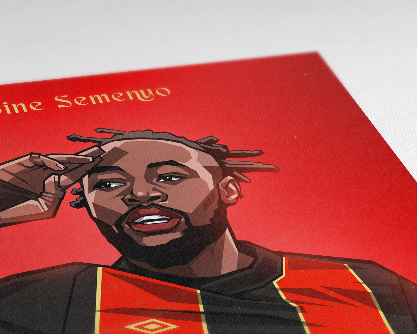 Antoine Semenyo Gradient Art Print