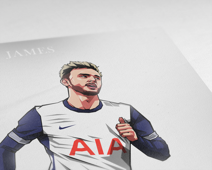James Maddison Clean Art Print