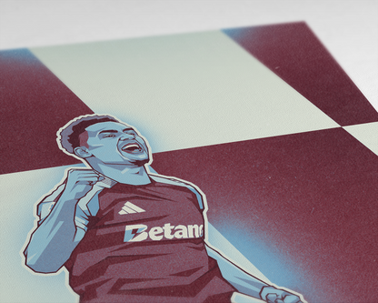Ollie Watkins Sections Art Print