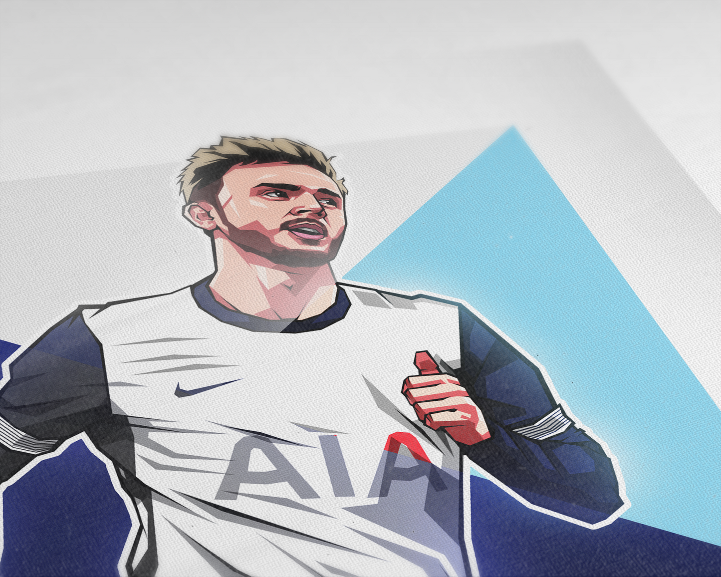 James Maddison Geometric Art Print