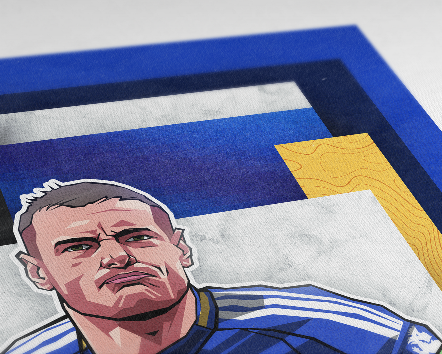 Jamie Vardy Mosaic Art Print