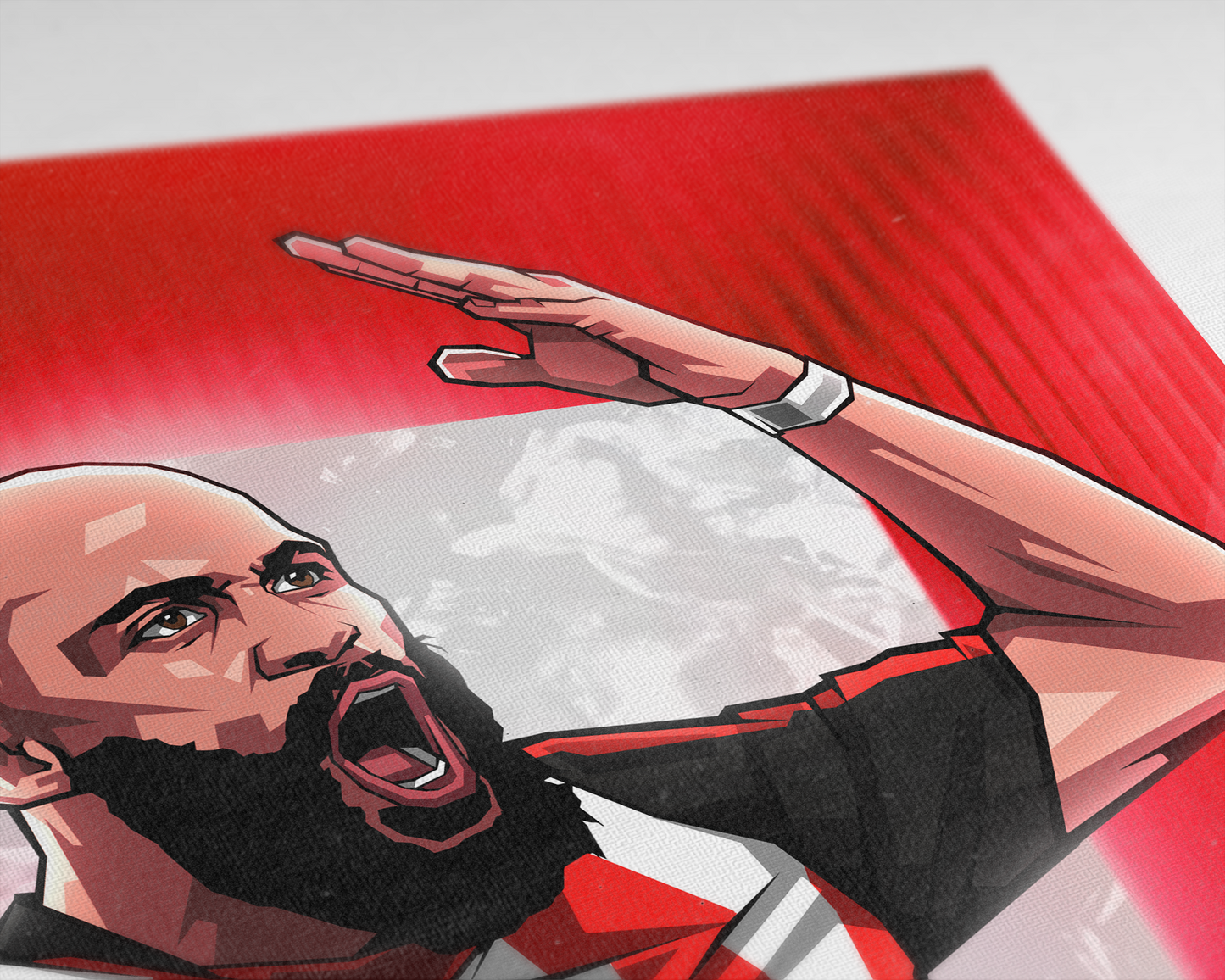 Bryan Mbeumo Glass Art Print