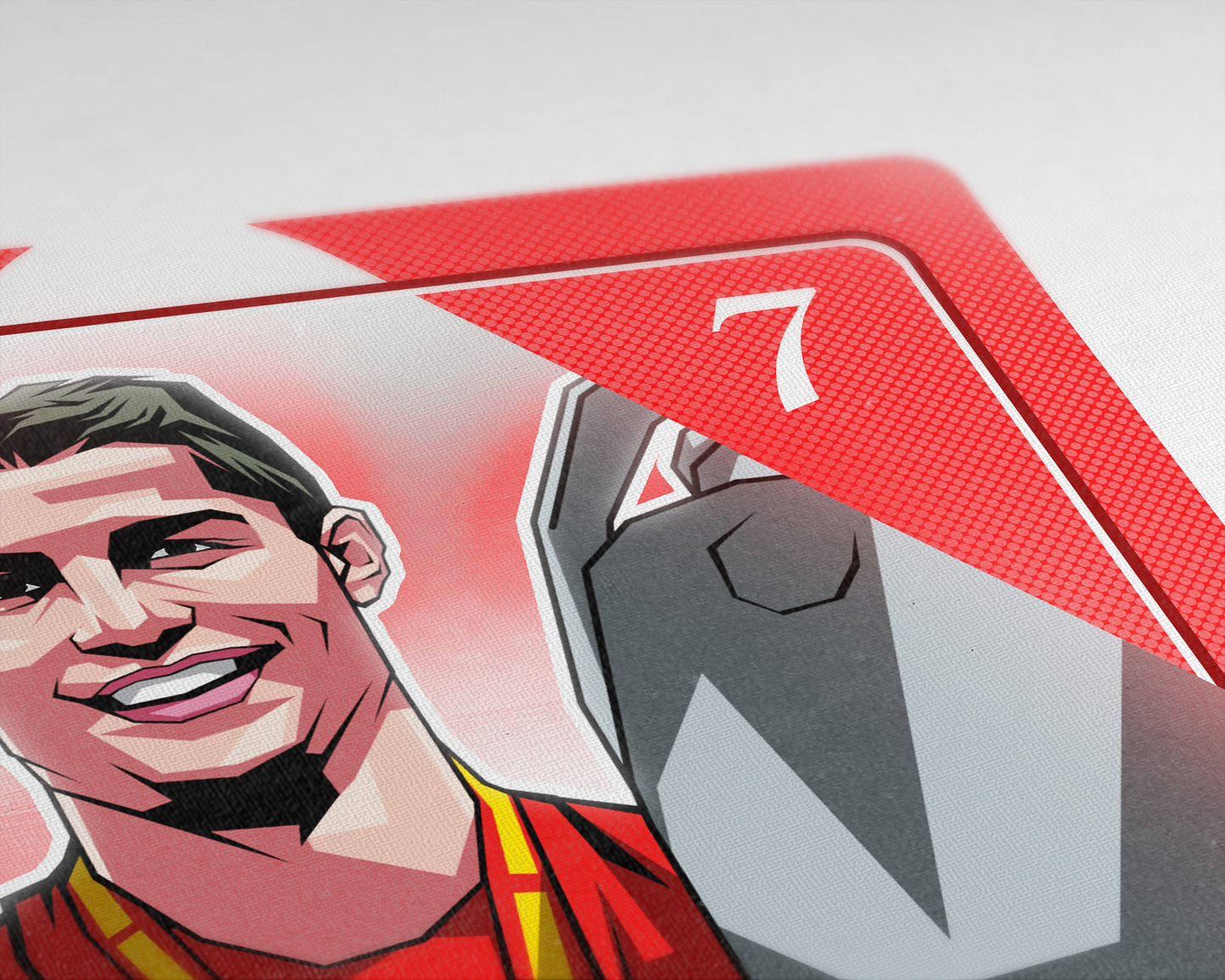 Cristiano Ronaldo Playing Card Art Print