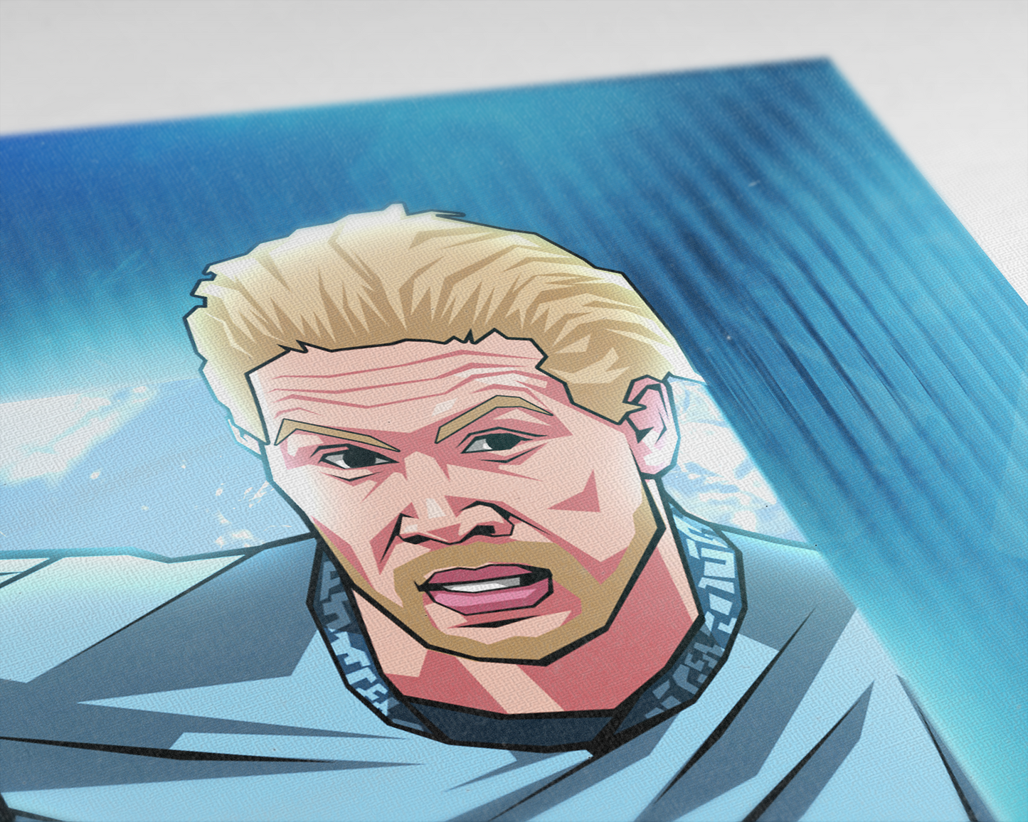Kevin De Bruyne Glass Art Print