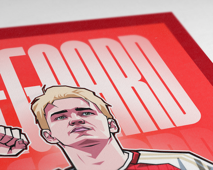 Martin Ødegaard Glow Art Print