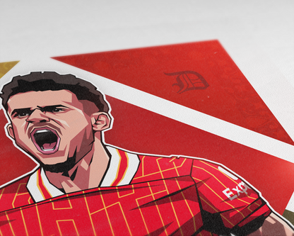 Luis Díaz Diamonds Art Print