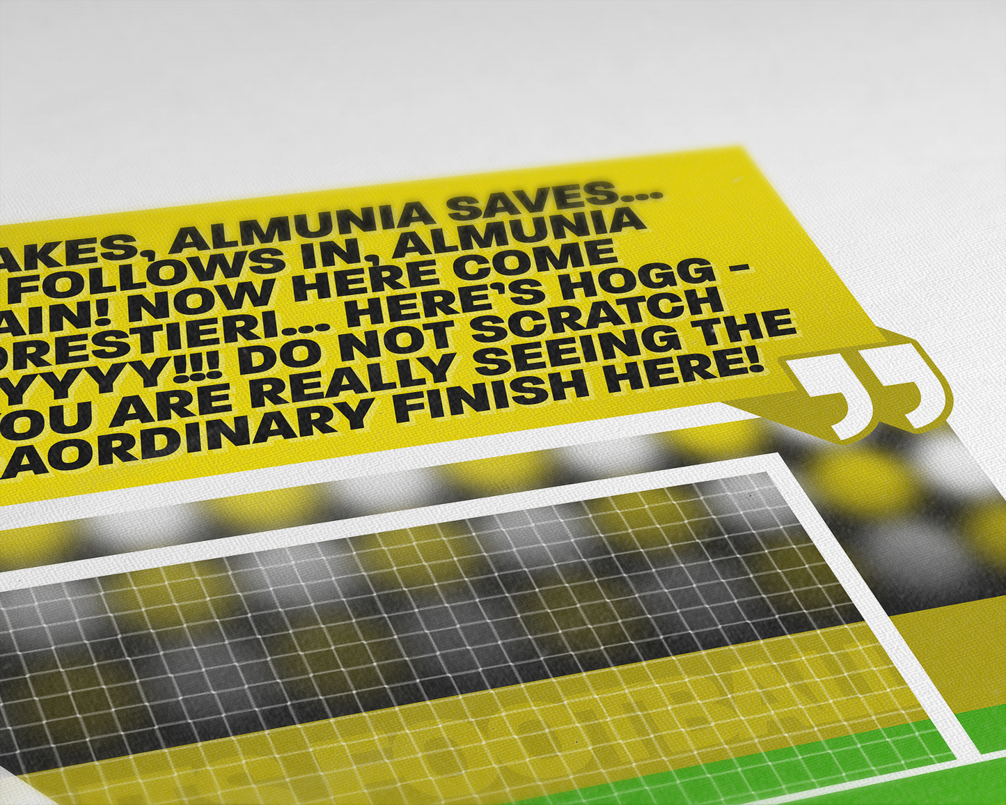 Troy Deeney GOAL vs Leicester | Art Print | 2012/13 Championship Play-Off Semi-Final | Watford
