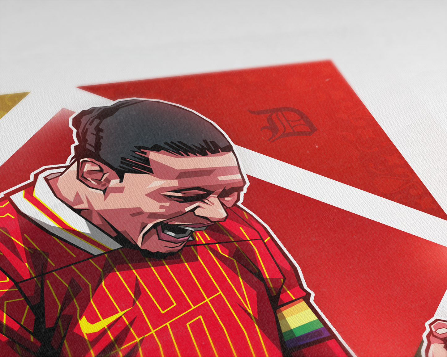Virgil Van Dijk Diamonds Art Print