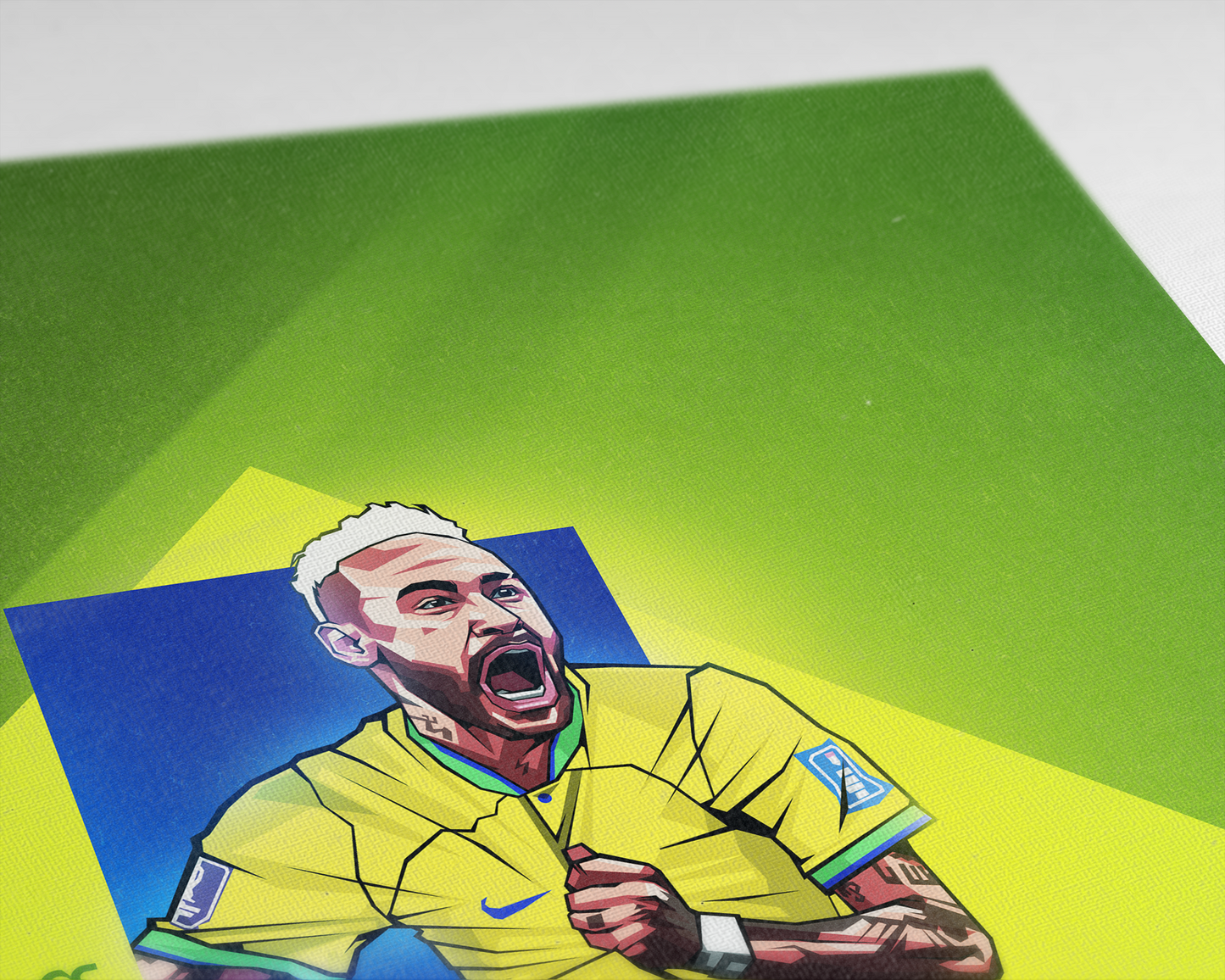 Neymar Jr Light Leak Art Print