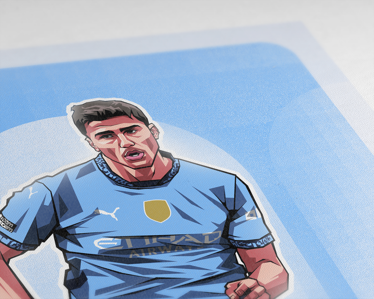 Rodri Rounded Art Print