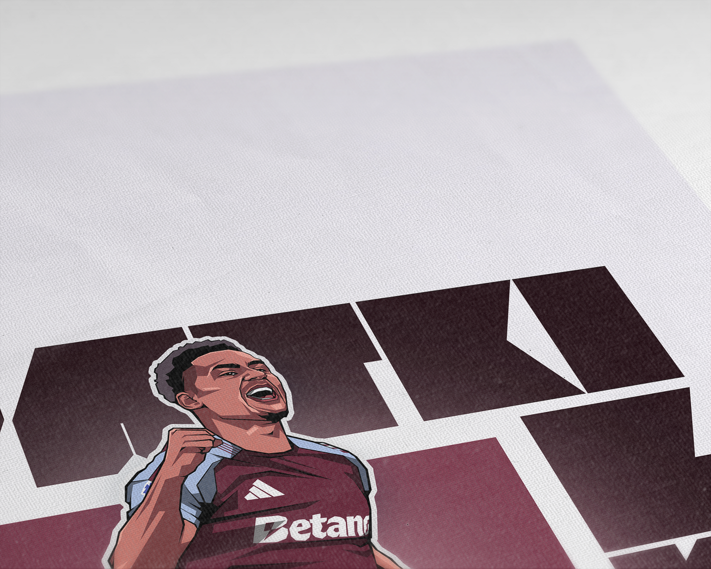 Ollie Watkins Cube Art Print