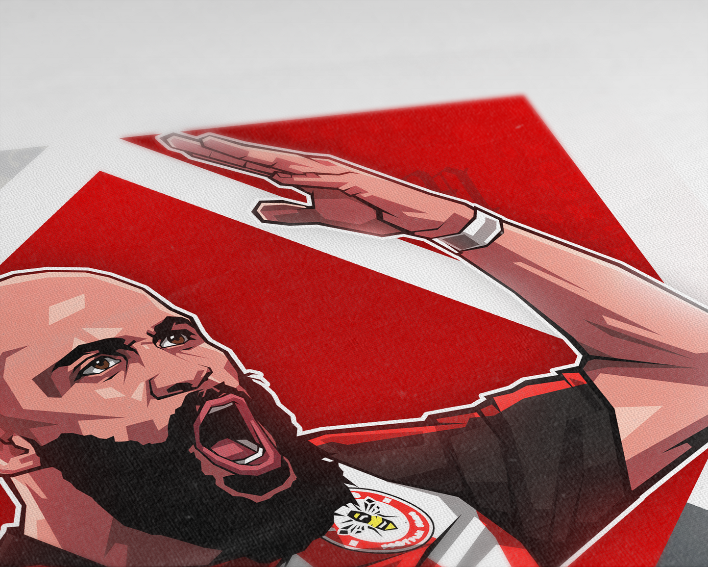 Bryan Mbeumo Diamonds Art Print