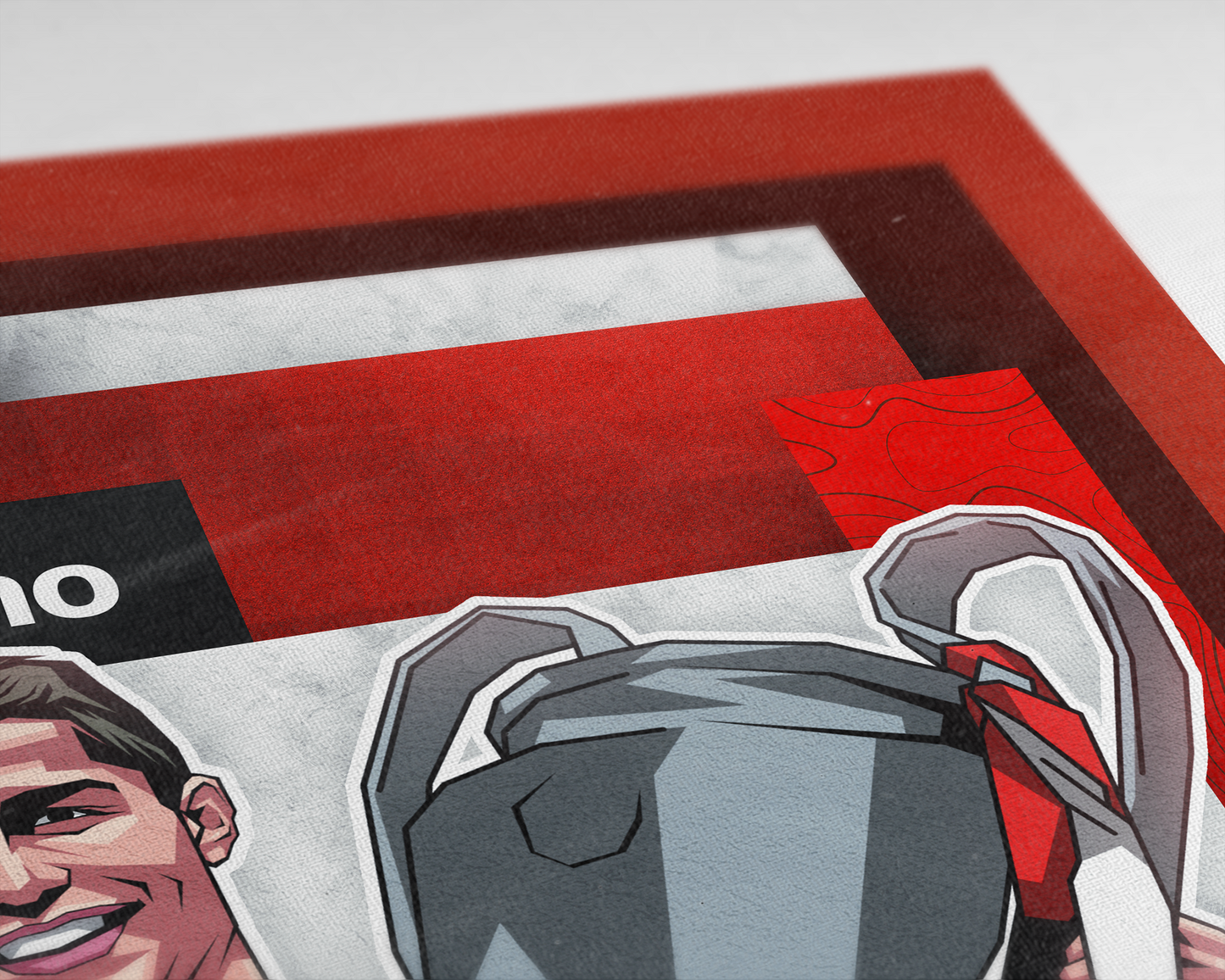 Cristiano Ronaldo Mosaic Art Print