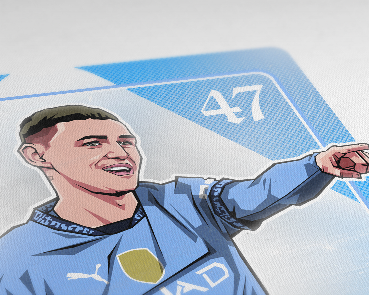 Phil Foden Playing Card Art Print