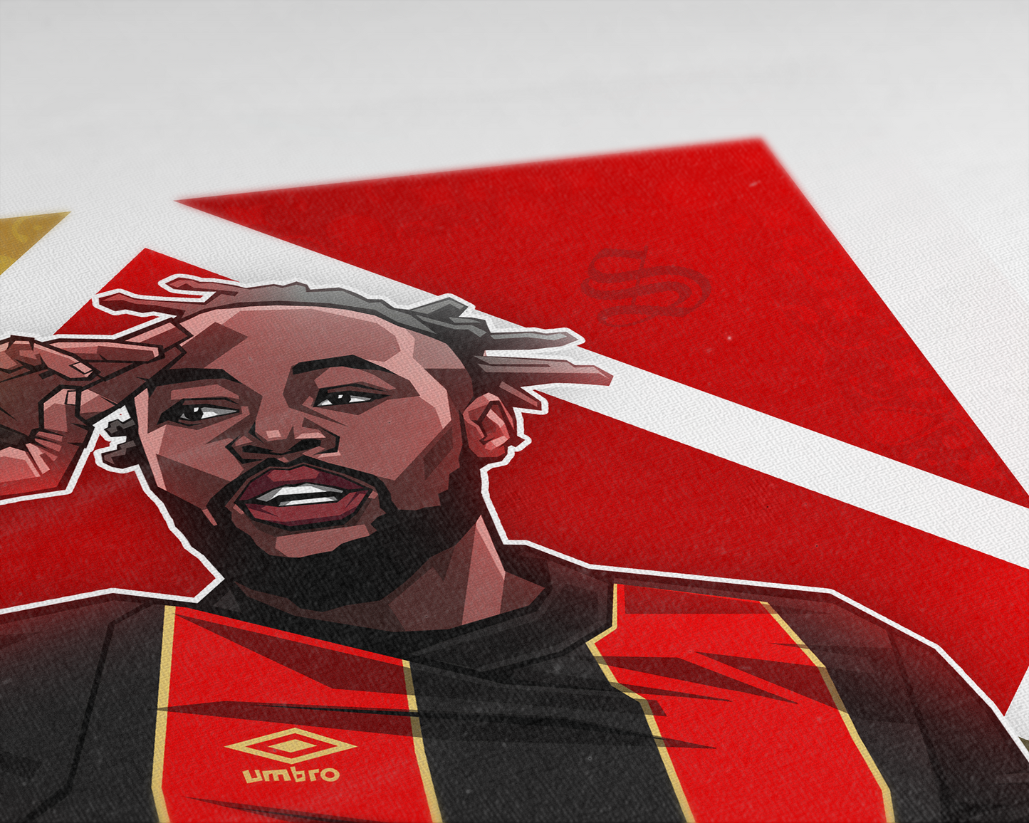 Antoine Semenyo Diamonds Art Print