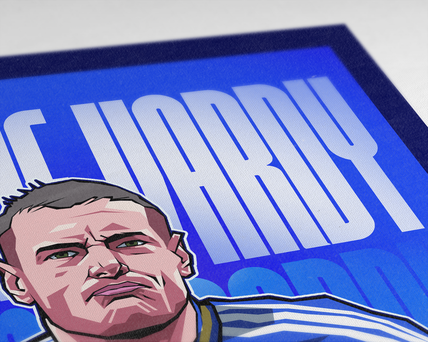 Jamie Vardy Glow Art Print