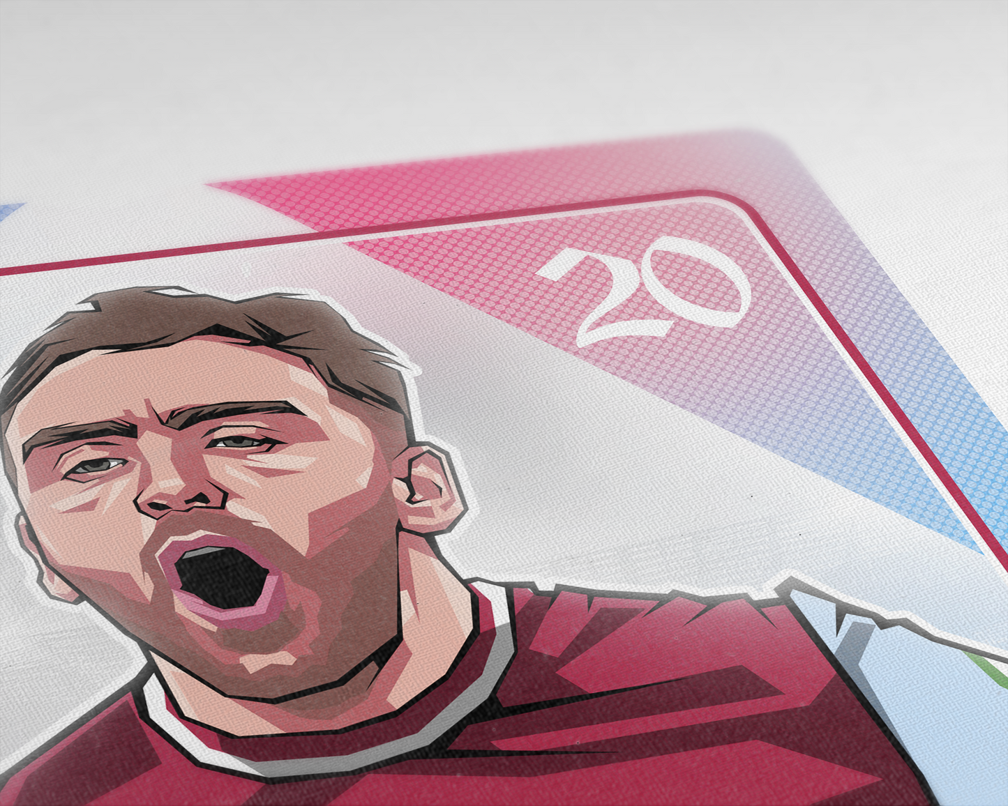 Jarrod Bowen Playing Card Art Print