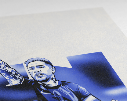 Enzo Fernández Blocks Art Print