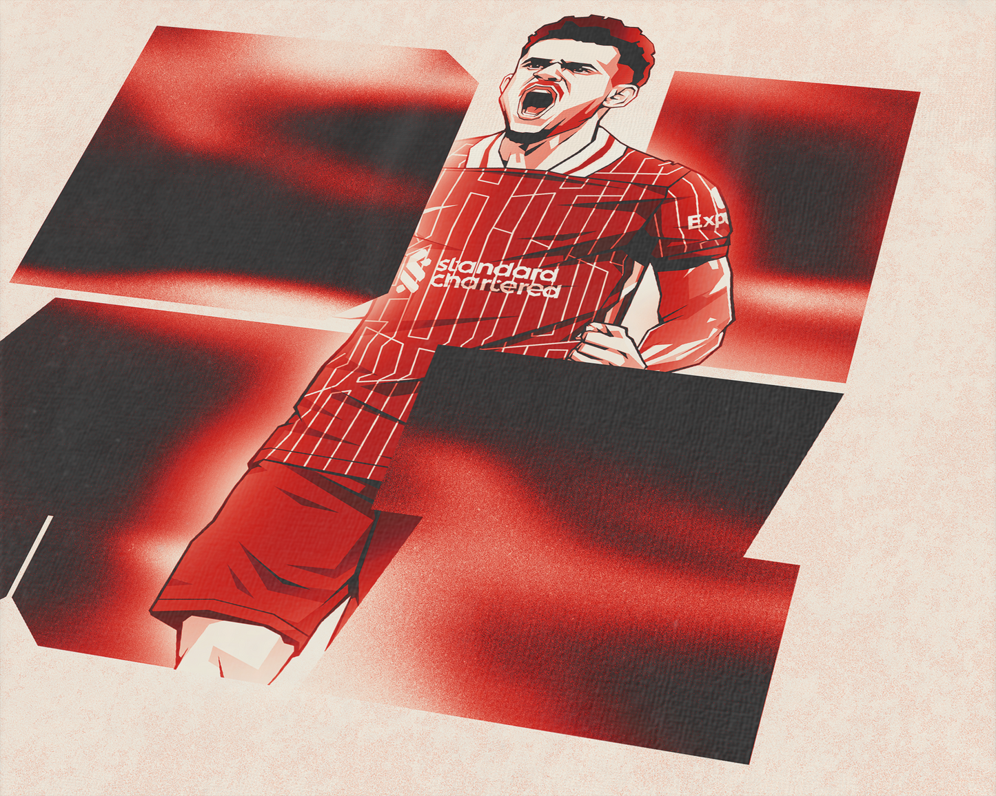 Luis Díaz Blocks Art Print