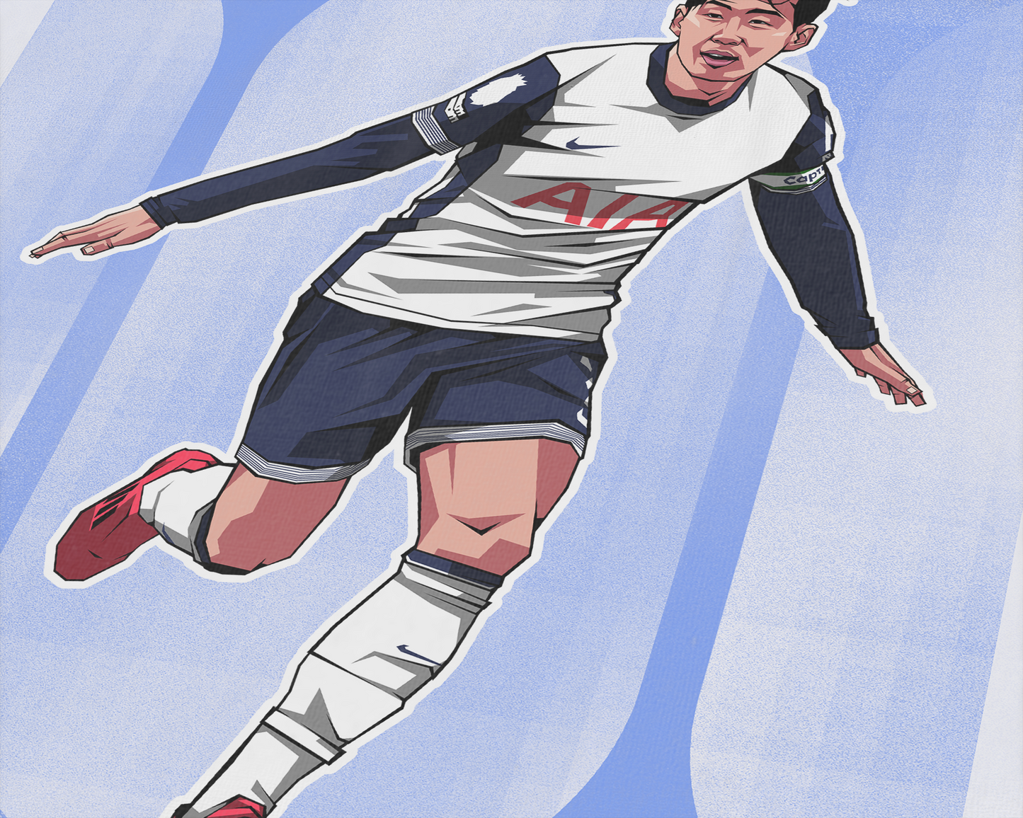 Heung-min Son Rounded Art Print