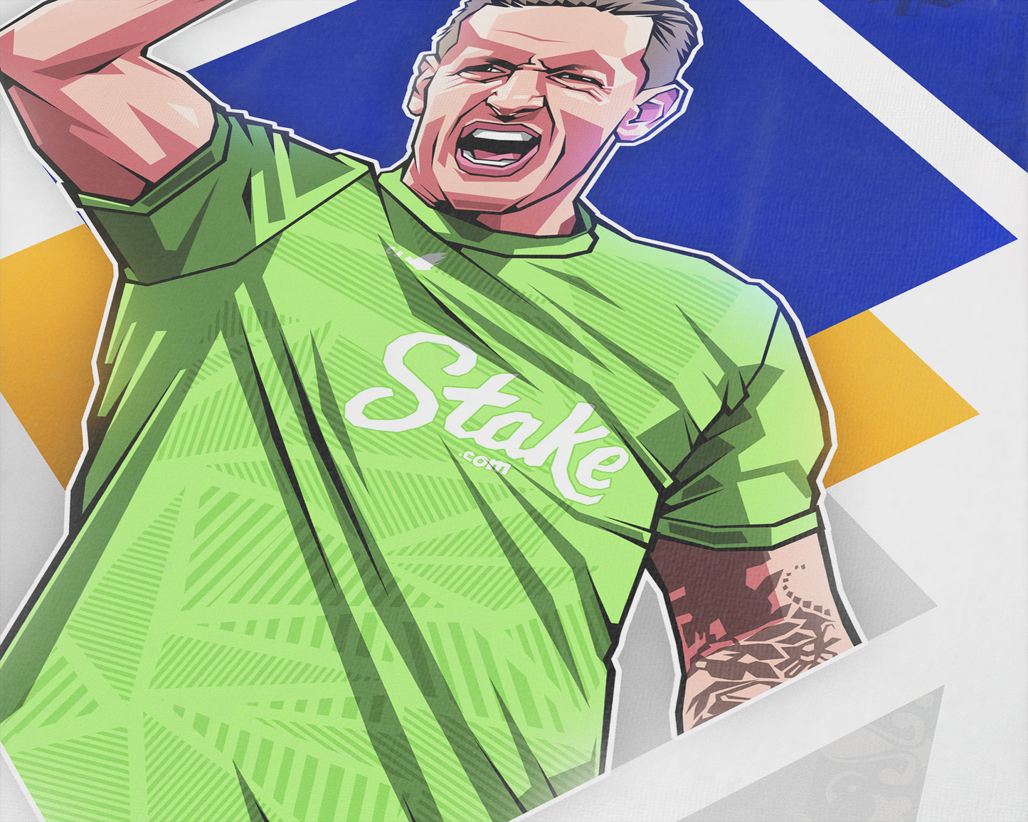 Jordan Pickford Diamonds Art Print