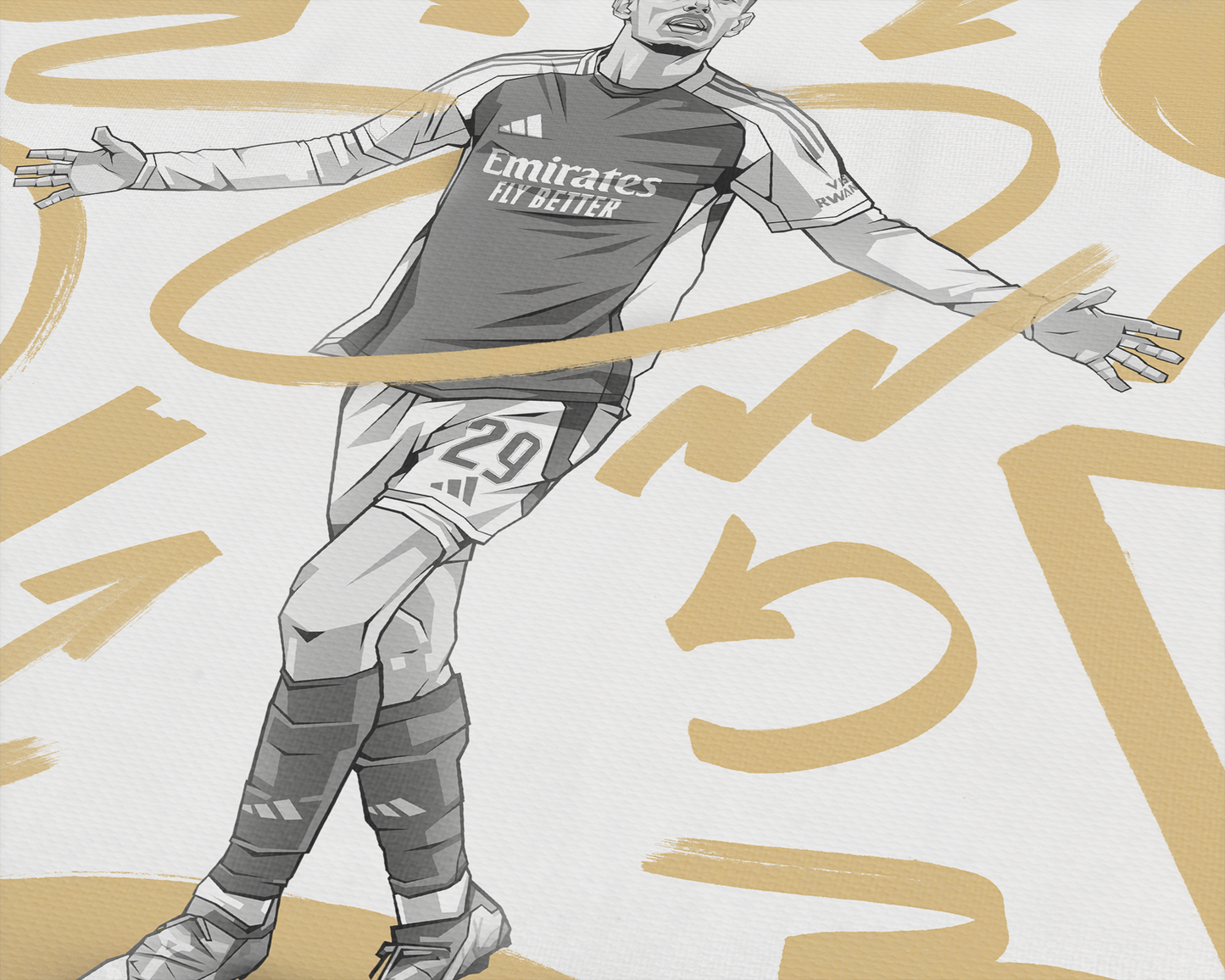 Kai Havertz Marker Art Print