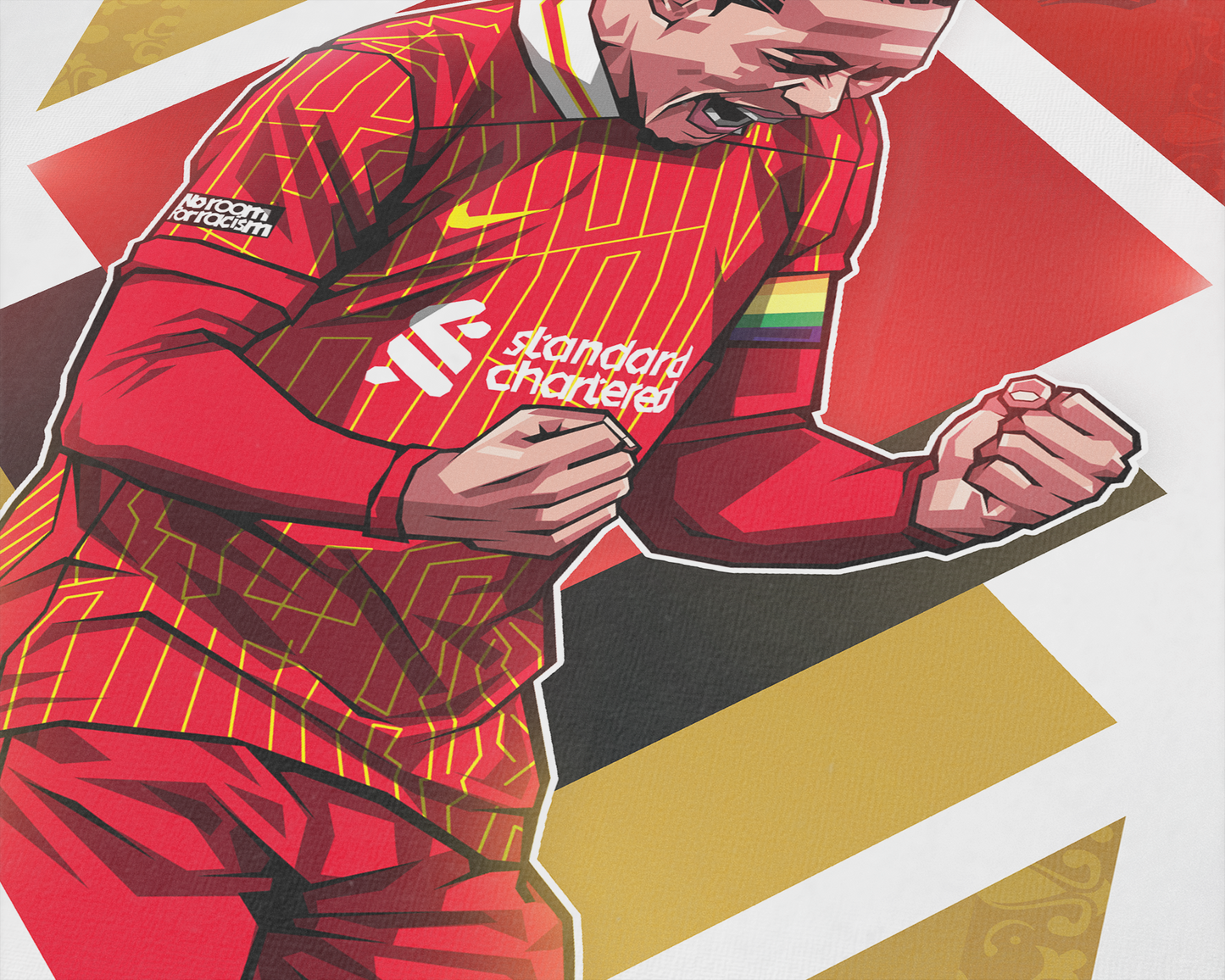Virgil Van Dijk Diamonds Art Print