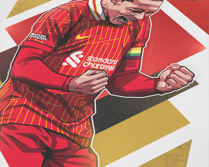 Virgil Van Dijk Diamonds Art Print