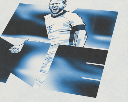 Harry Kane Blocks Art Print