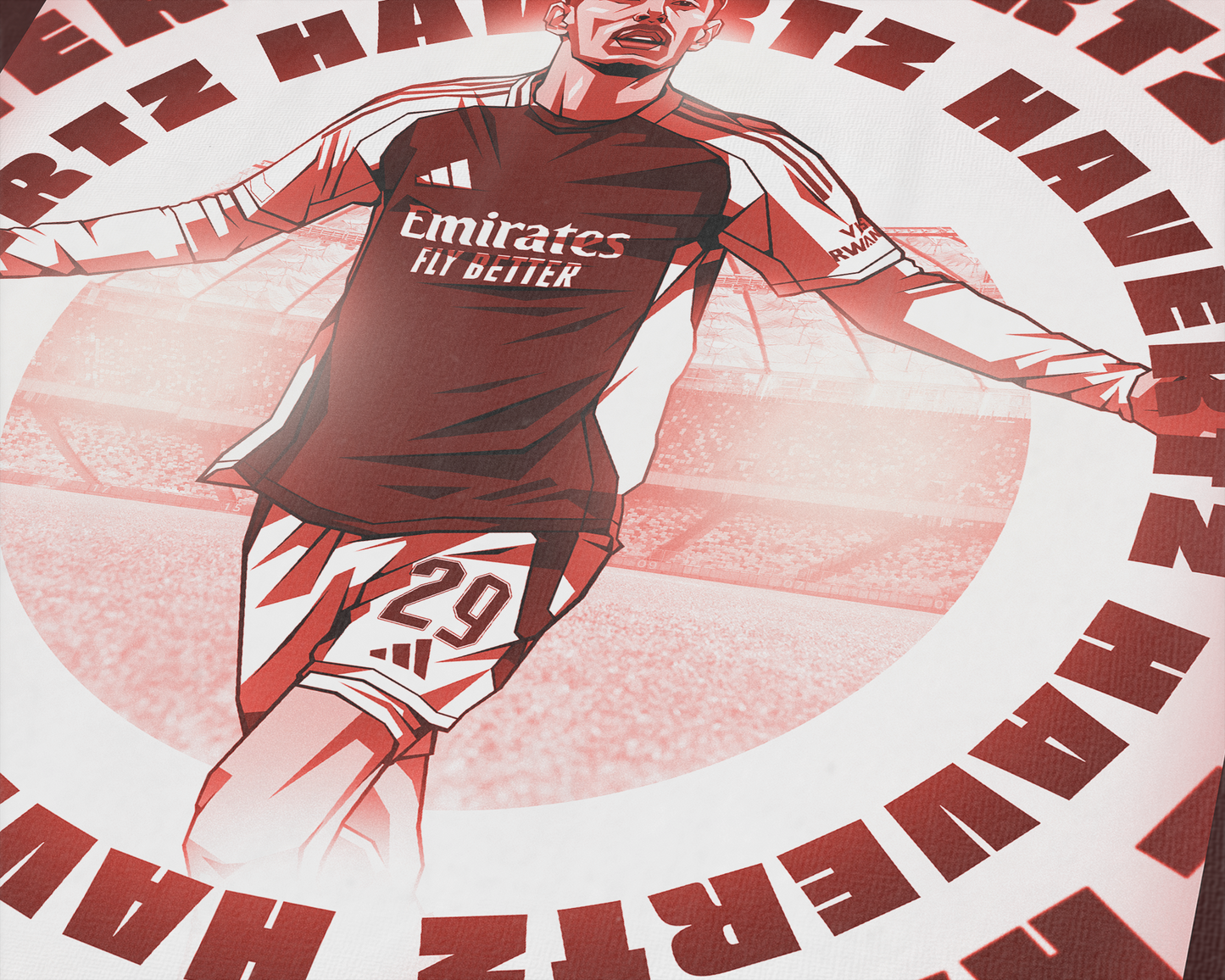 Kai Havertz Radial Art Print