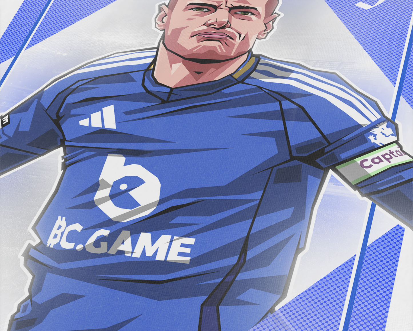 Jamie Vardy Playing Card Art Print