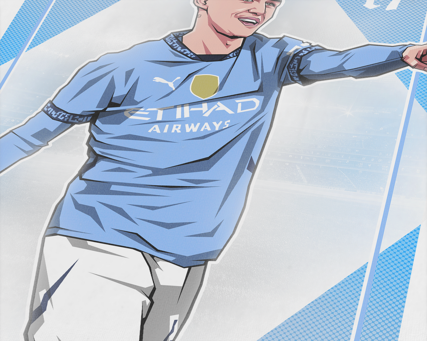 Phil Foden Playing Card Art Print
