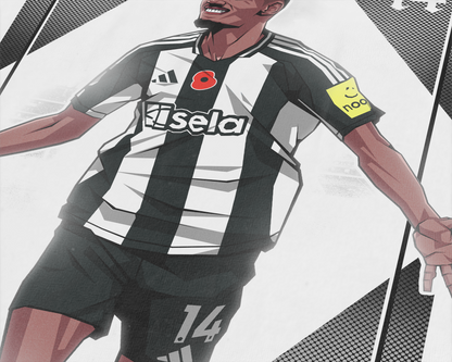 Alexander Isak Playing Card Art Print