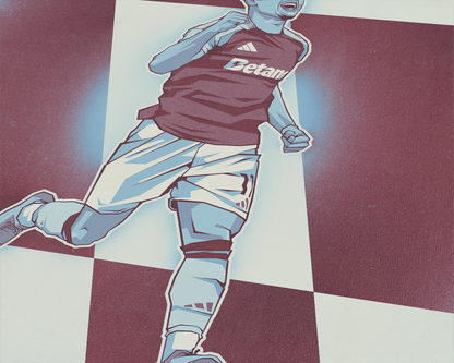 Ollie Watkins Sections Art Print