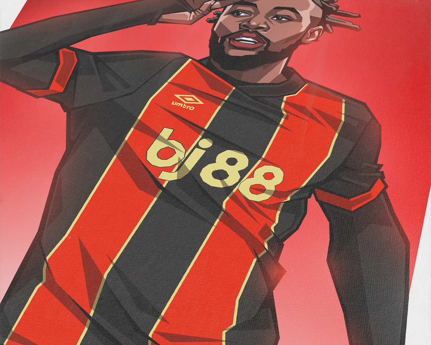 Antoine Semenyo Gradient Art Print