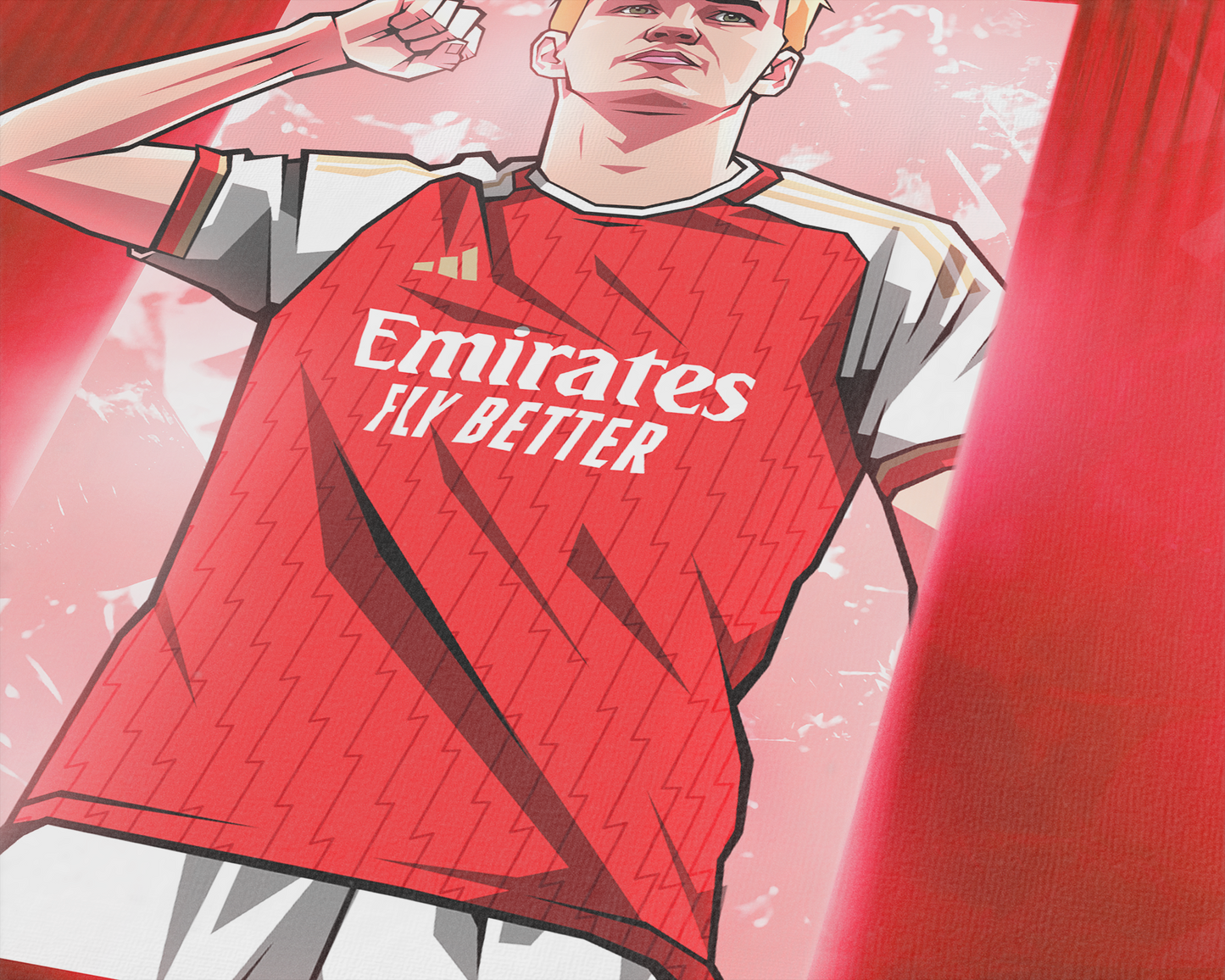Martin Ødegaard Glass Art Print