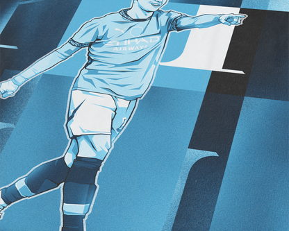 Phil Foden Collage Art Print