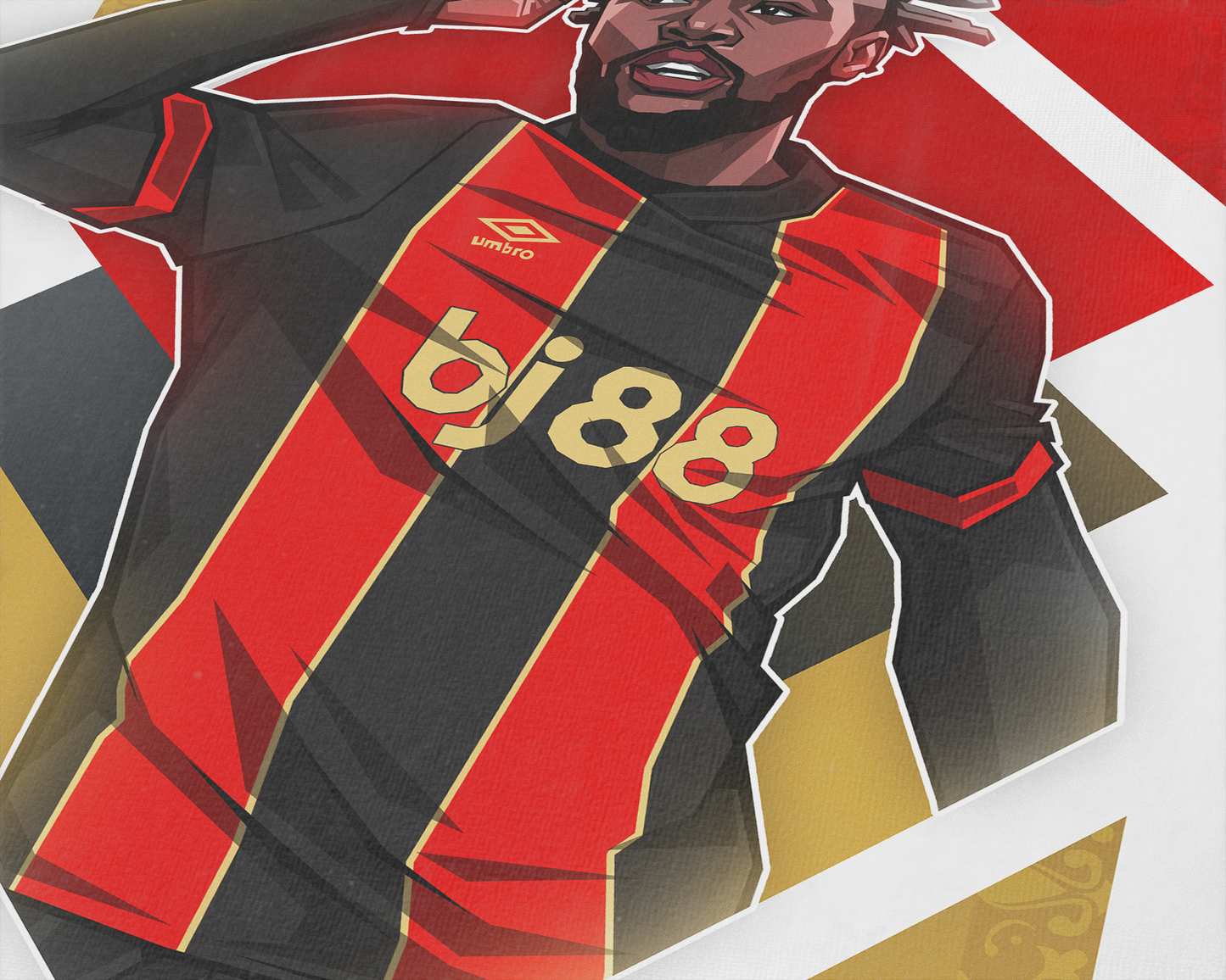 Antoine Semenyo Diamonds Art Print