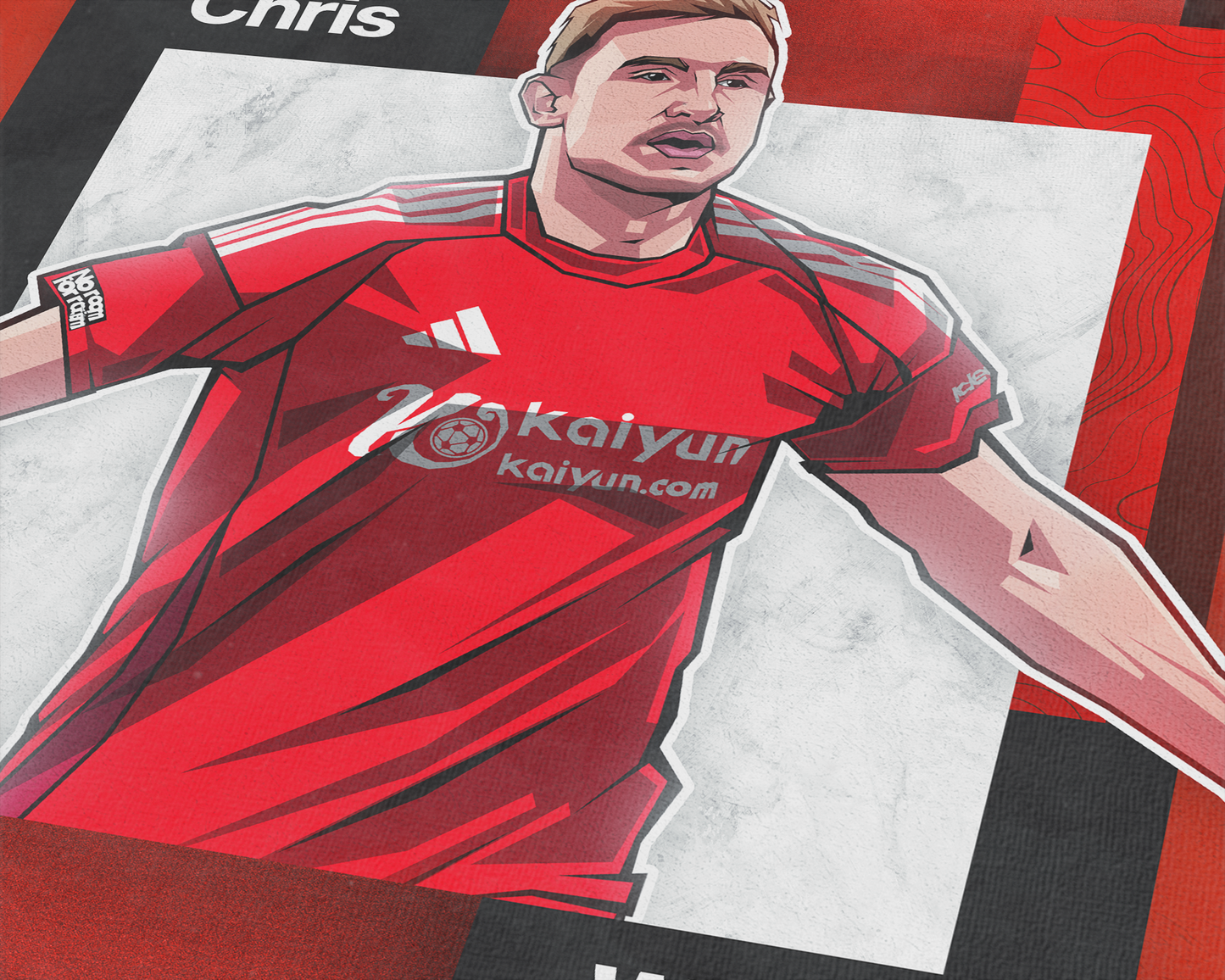 Chris Wood Mosaic Art Print