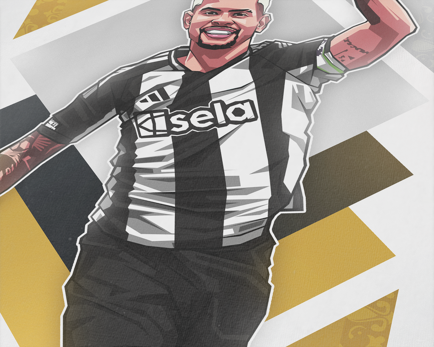 Bruno Guimarães Diamonds Art Print
