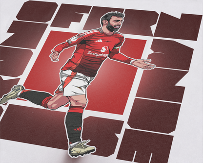 Bruno Fernandes Cube Art Print