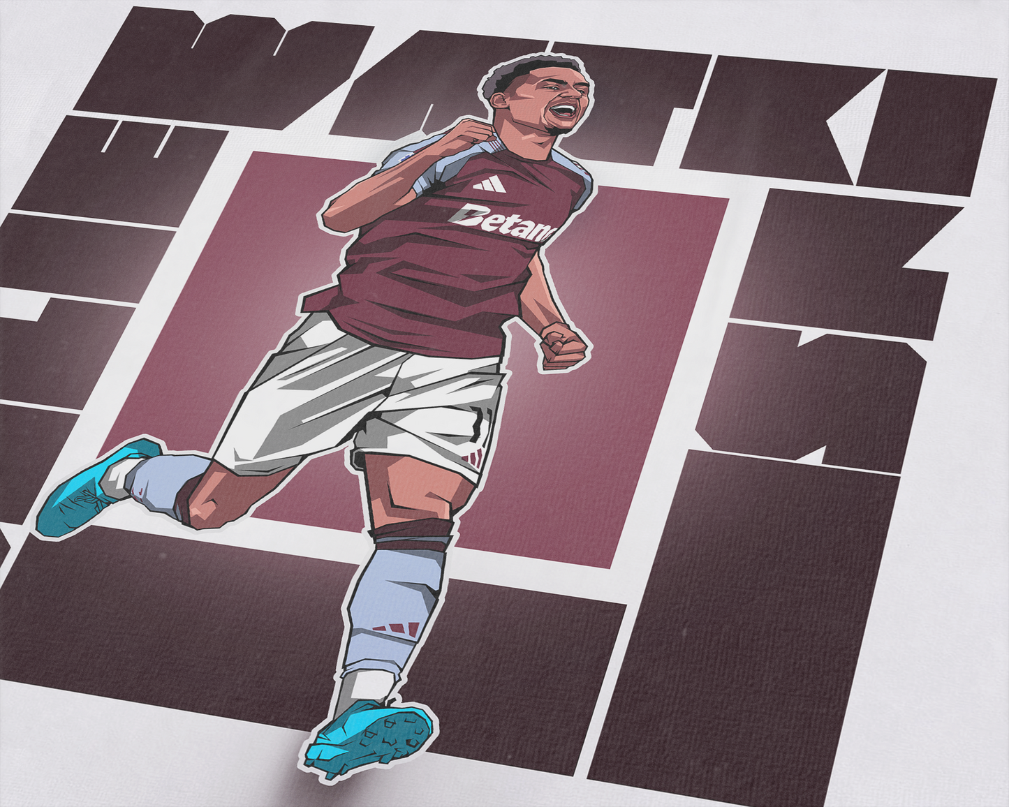 Ollie Watkins Cube Art Print
