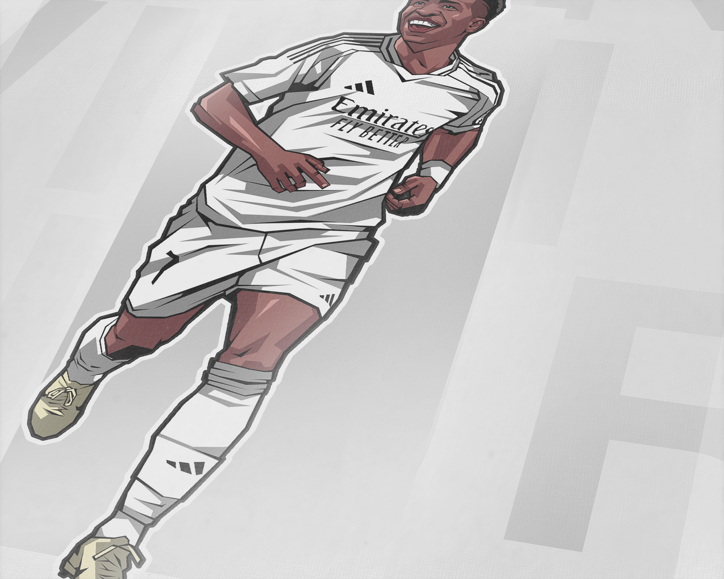 Vinícius Júnior Repeat Art Print