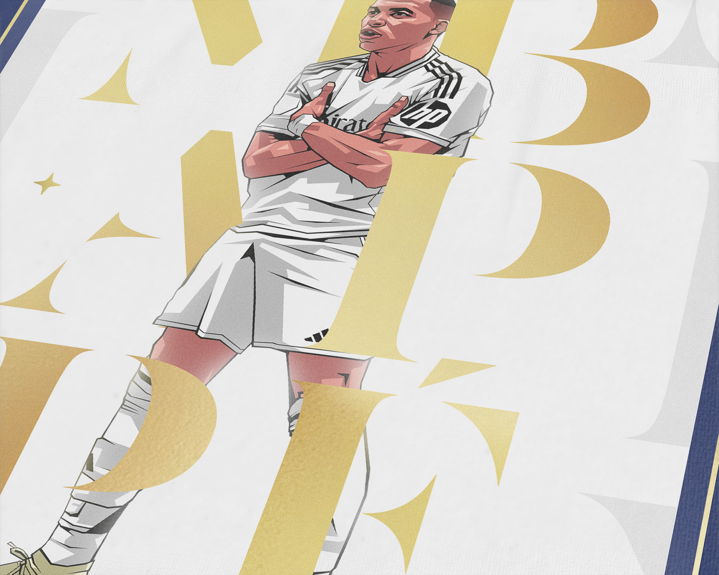 Kylian Mbappé Museum Art Print