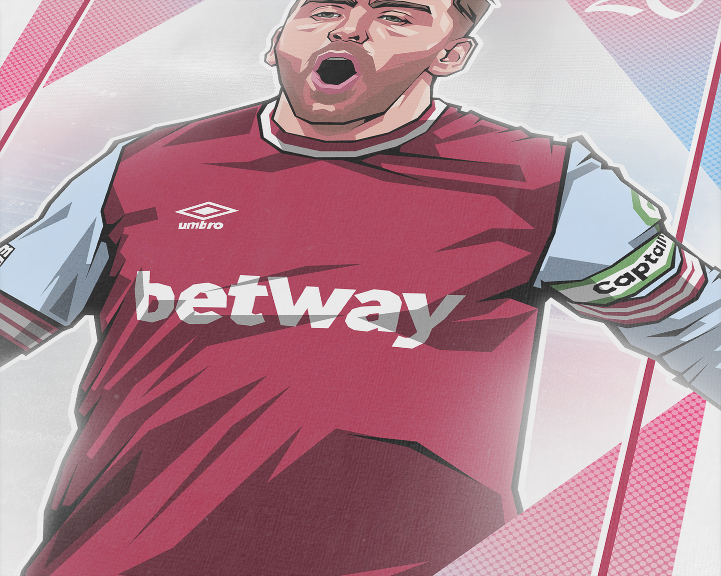 Jarrod Bowen Playing Card Art Print